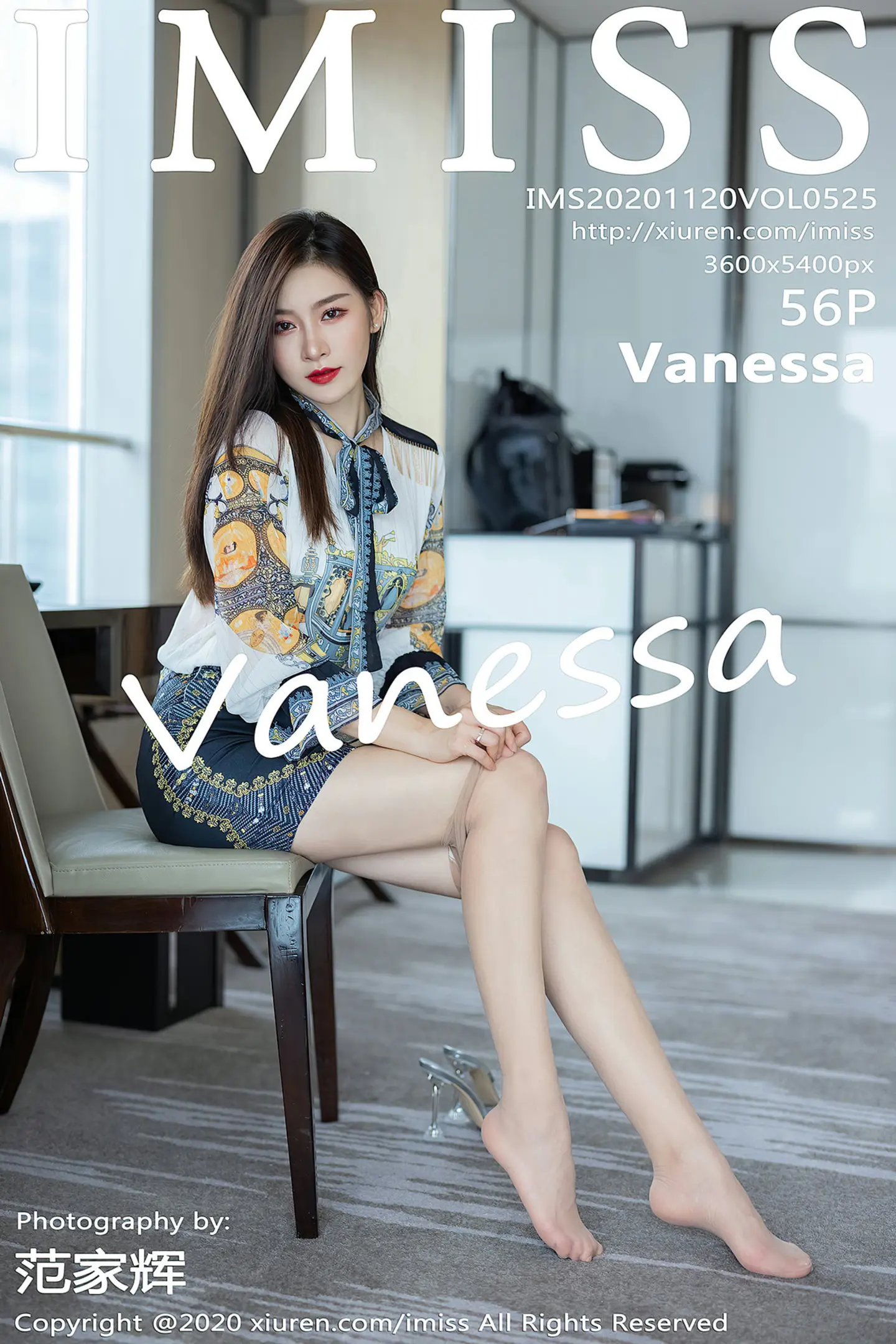 [IMISS爱蜜社]Vol.525 气质美女Vanessa私房床上性感内衣秀完美身材迷人诱惑写真56P-秀人网官方网站